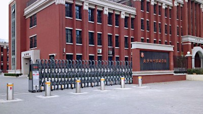 升降柱为校园筑起安全屏障 升降柱为校园筑起安全屏障