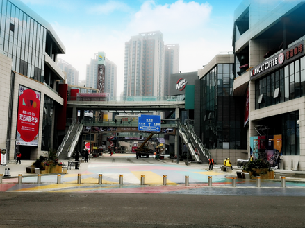 成都华熙艺术村使用MK体育升降柱 成都华熙艺术村使用MK体育升降柱